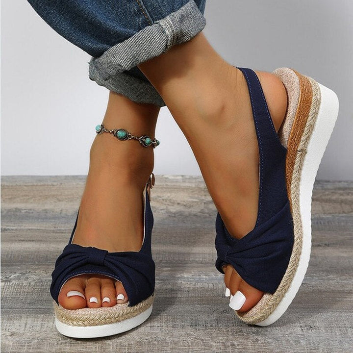 Drune | Orthopädische Peep-Toe Wedges