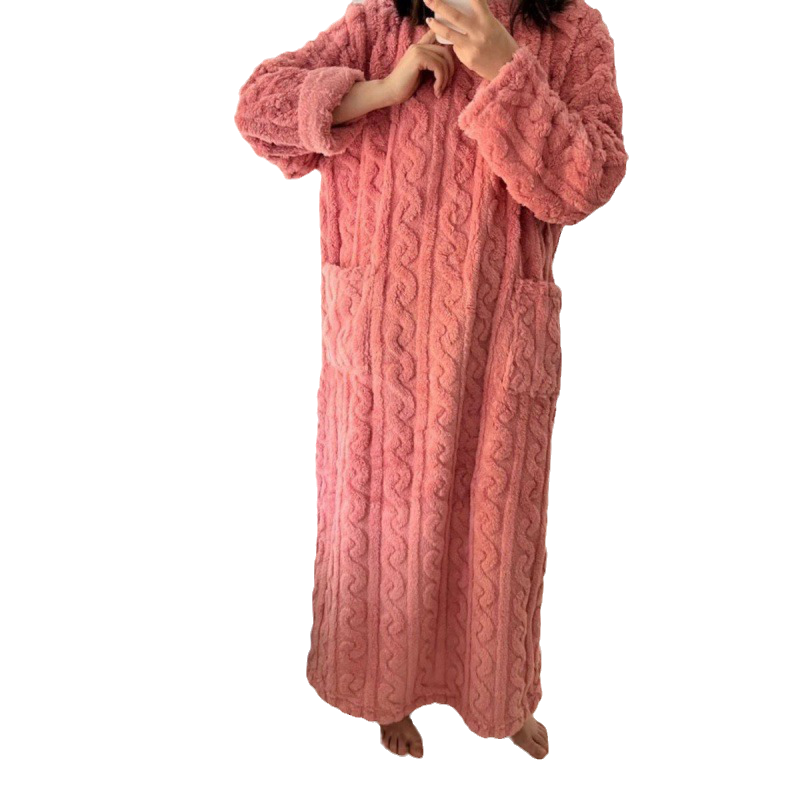 Drune | Winter korallen Samt-Homewear
