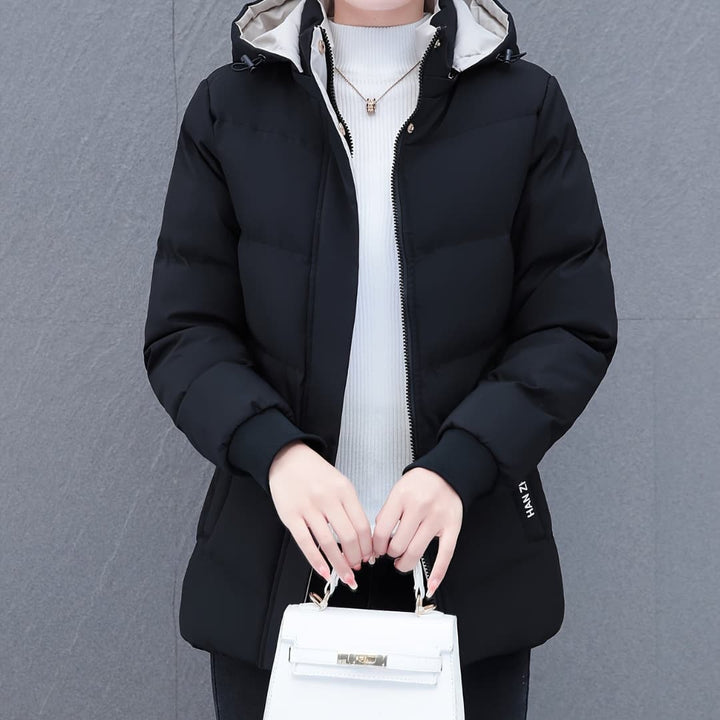 Drune | Damen Kapuzenjacke Warm Und Stilvoll Wintermantel