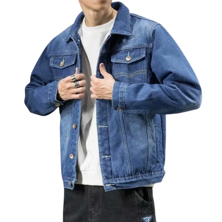 Drune | Winter Männer Denim Jacke