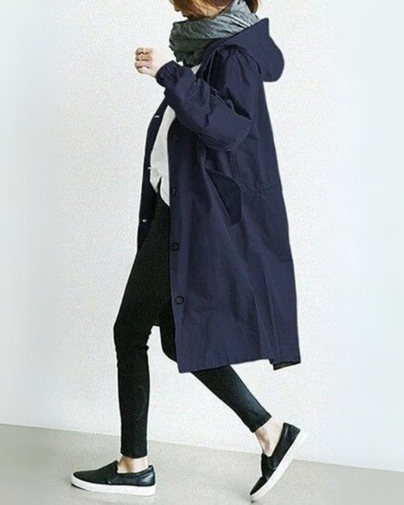 Drune | Eleganter und Wasserabweisender Trenchcoat