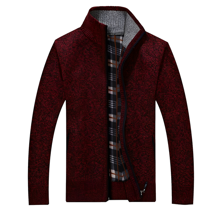 Drune | Stylischer Cardigan mit weichem Fleece-Futter für Männer