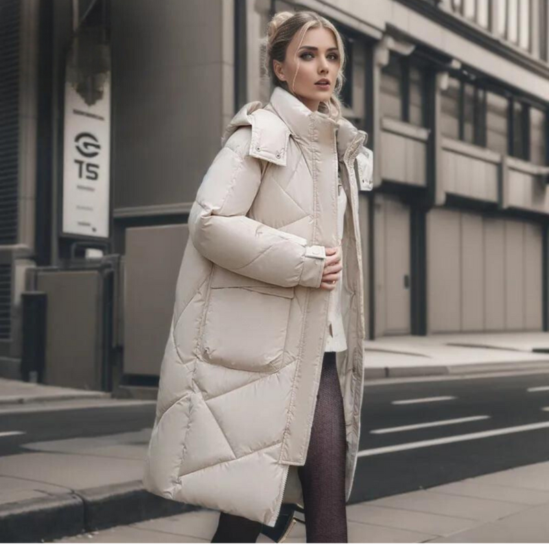 Drune | Lange Jacke Für Frauen Winter Warm