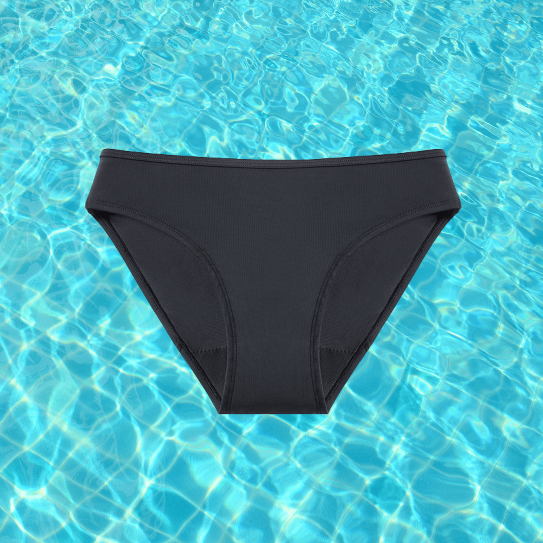 Drune | Damen Menstruation Bikinislip Damenunterwäsche Schwimmbekleidung