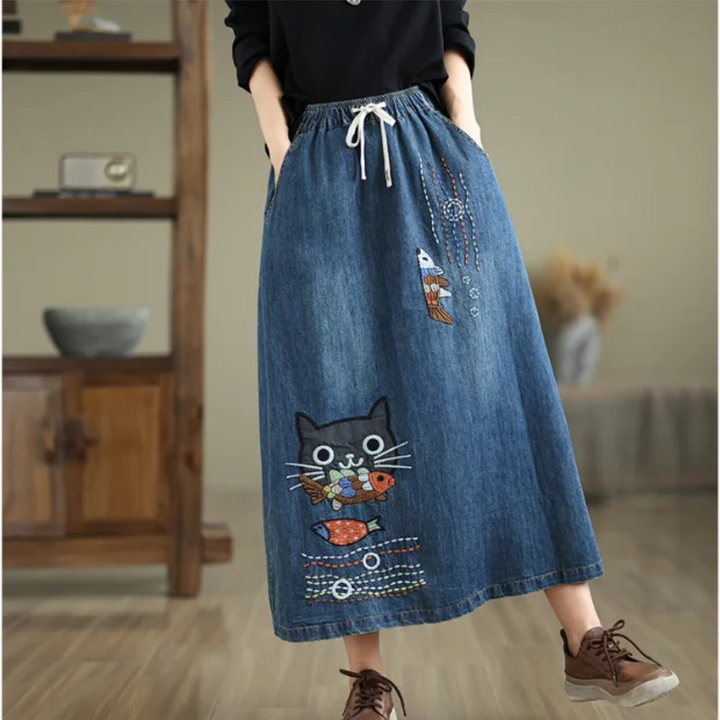 Drune | Jeansrock