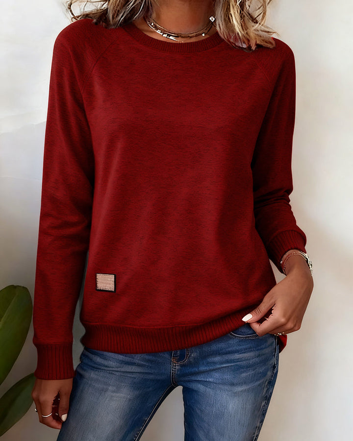 Drune | Lässig Sweatshirt mit Rundhalsausschnitt