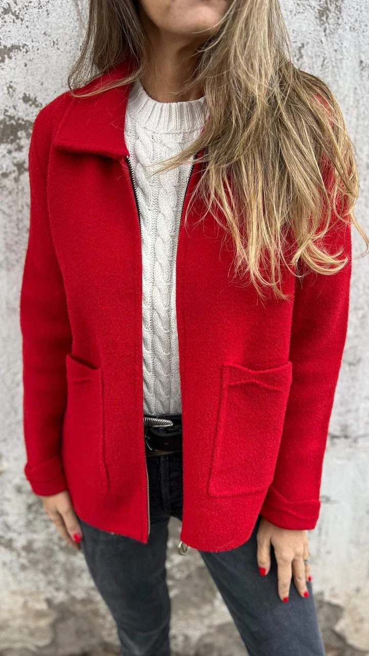 Drune | Damen Reißverschluss-Taschenjacke
