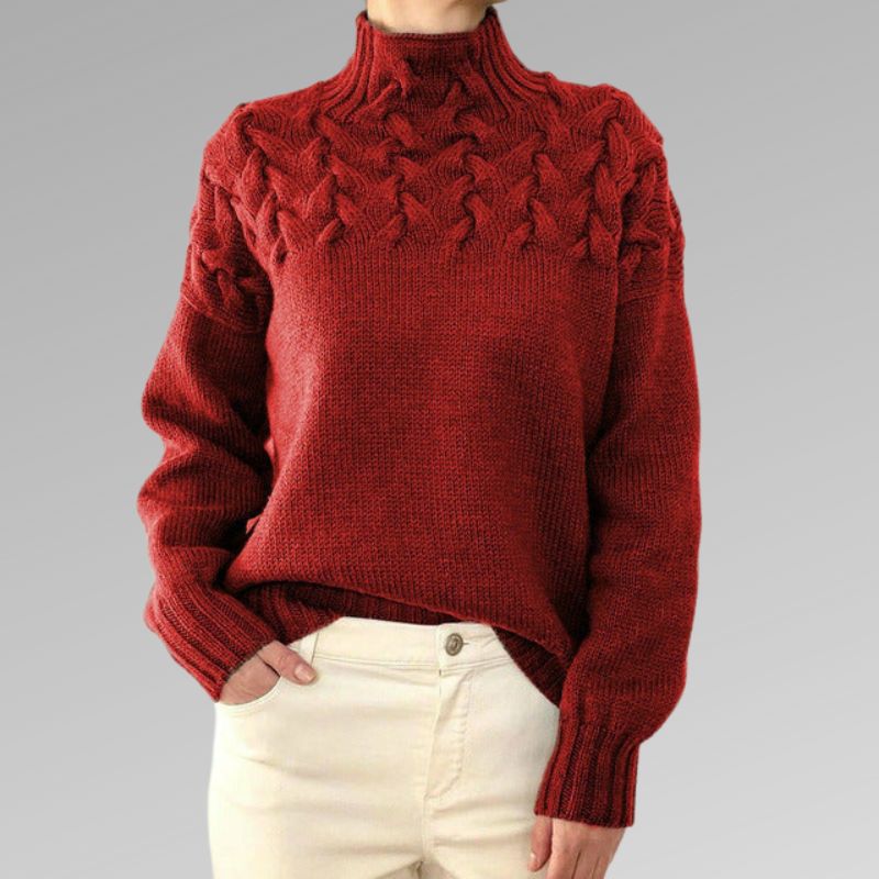 Drune | Eleganter Pullover aus Zopfstrick