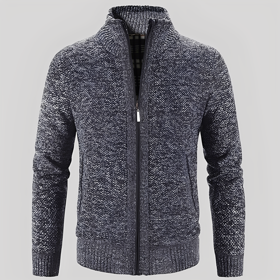 Drune | Einfacher Cardigan mit Reißverschluss für Herren