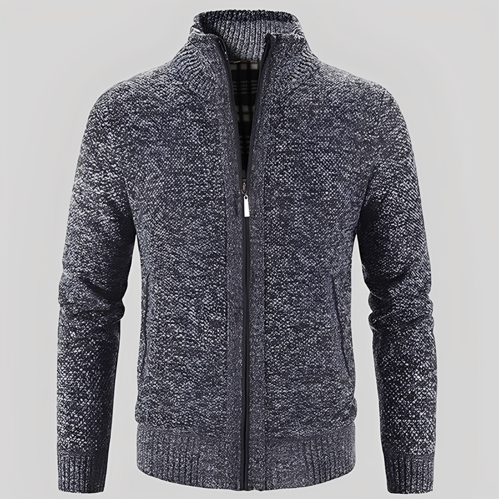 Drune | Einfacher Cardigan mit Reißverschluss für Herren