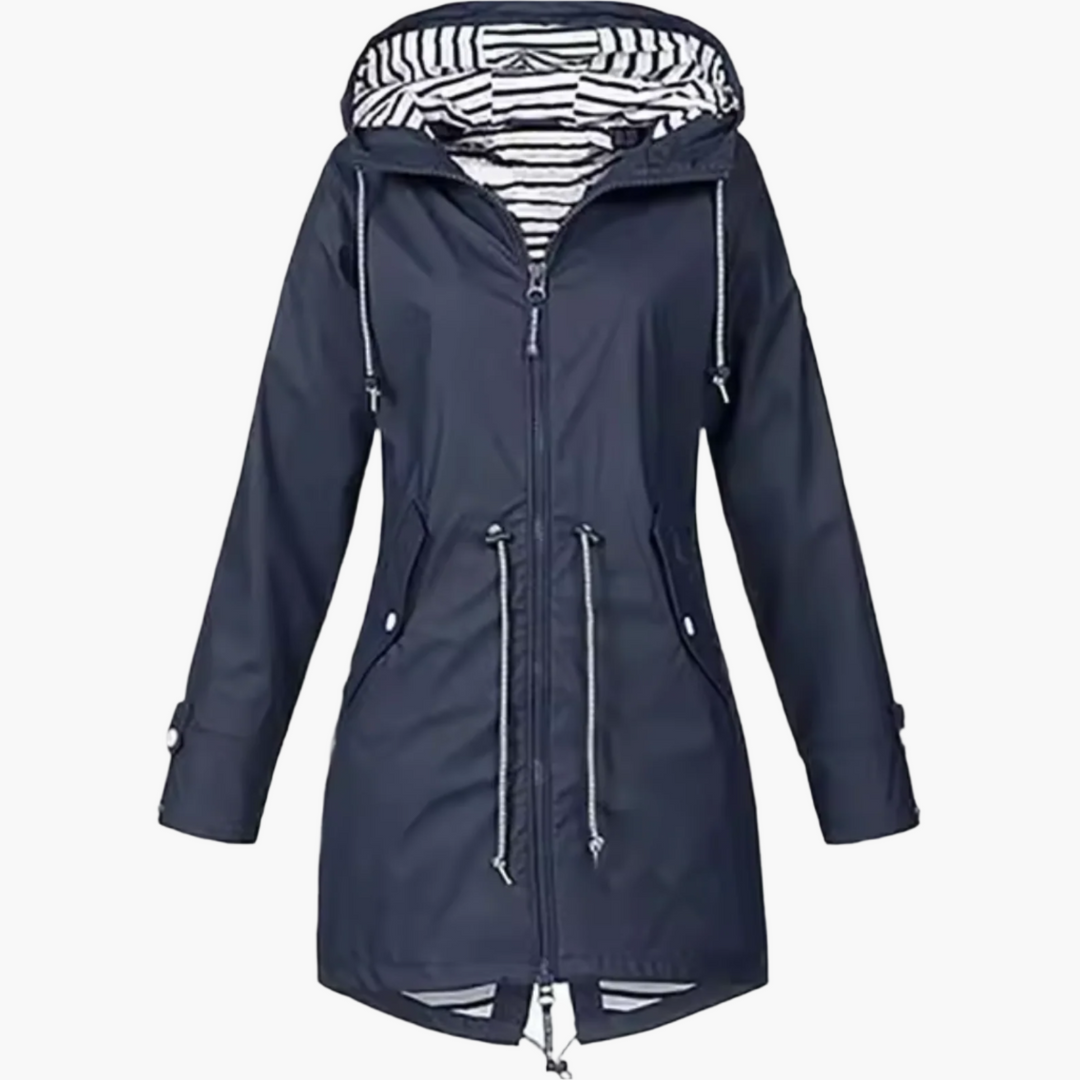 Drune | Regenjacke Outdoor Windbreaker mit Kapuze - Wasserdichte Übergangsjacke für Freizeit & Reisen