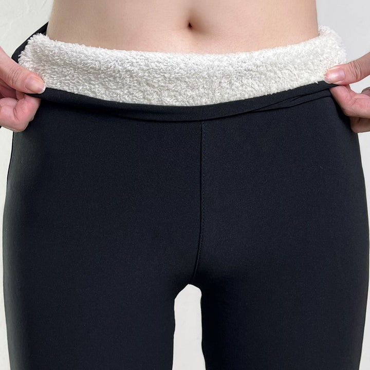 Drune | Liebliche Fleece Hohe Taille Wollleggings