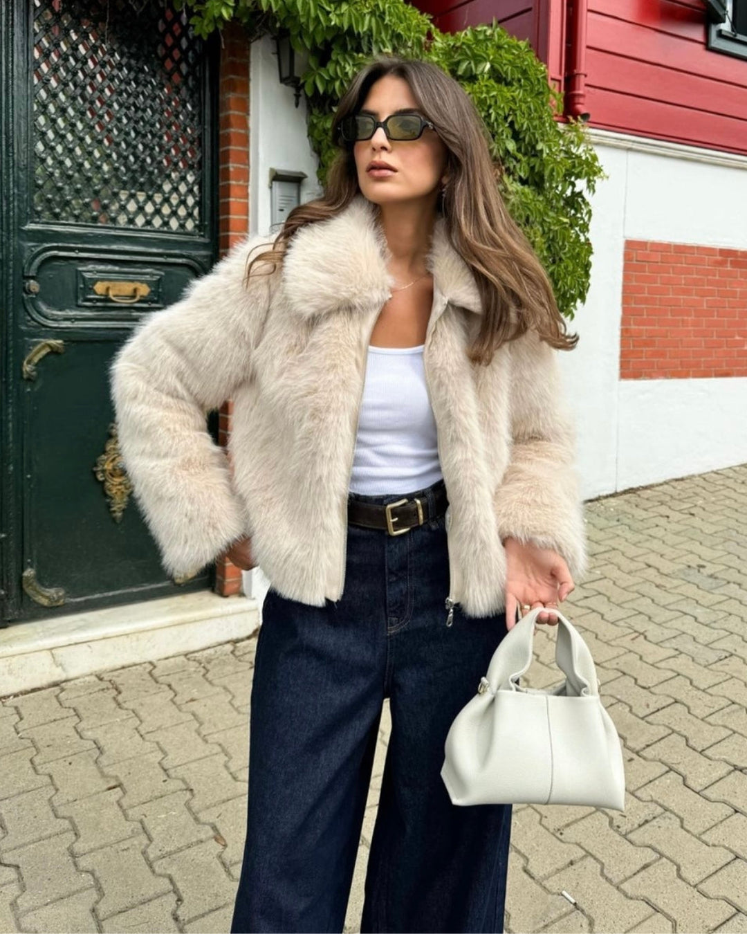 Drune | Flauschige Pelzjacke Für Winter