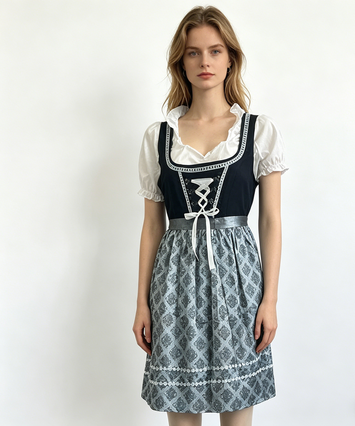 Drune | Elegantes Dirndlkleid Damen mit Schürze