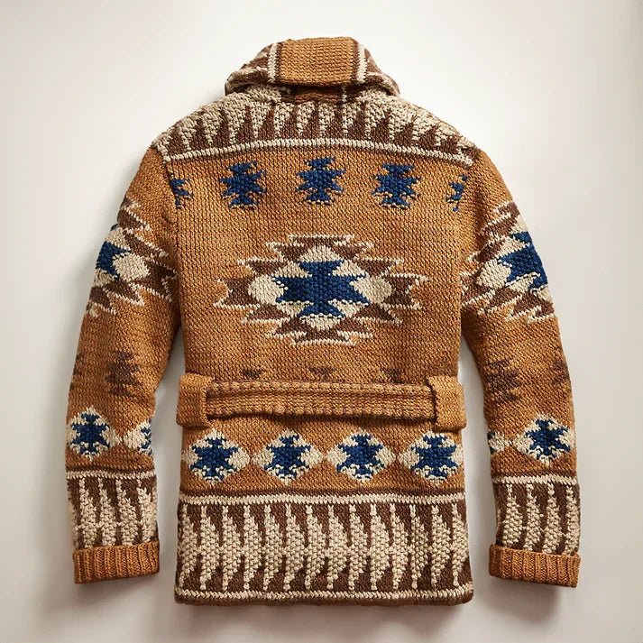Drune | Valentino Jacquard Wollweste