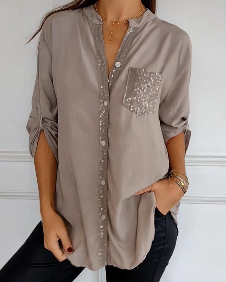 Drune | Stilvolle Bluse mit Glimmer Nicht Spezifiziert Elegant und Strahlend