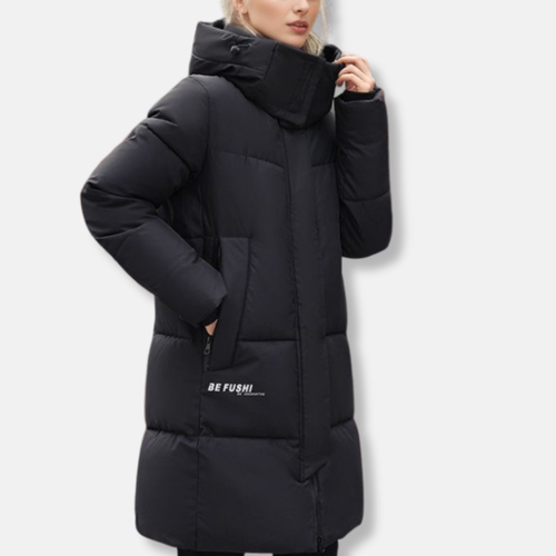 Drune | Daunenmantel - Winterjacke Mit Hohem Kragen & Kapuze