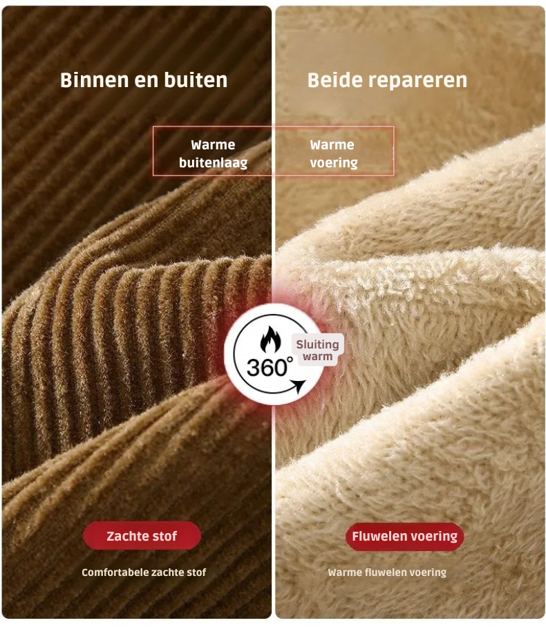 Drune | Fleecegefütterte Cordjacke