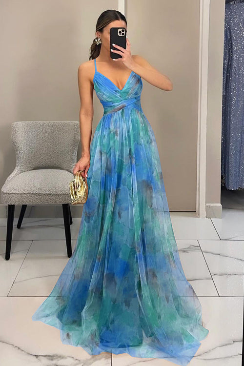Drune | Enchant My Love Print Maxi Kleid
