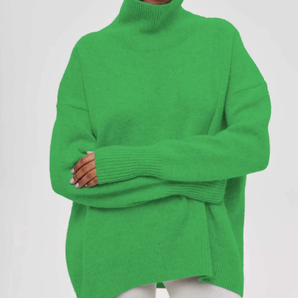 Drune | Rollkragenpullover für Damen - Lässige Passform - Winter