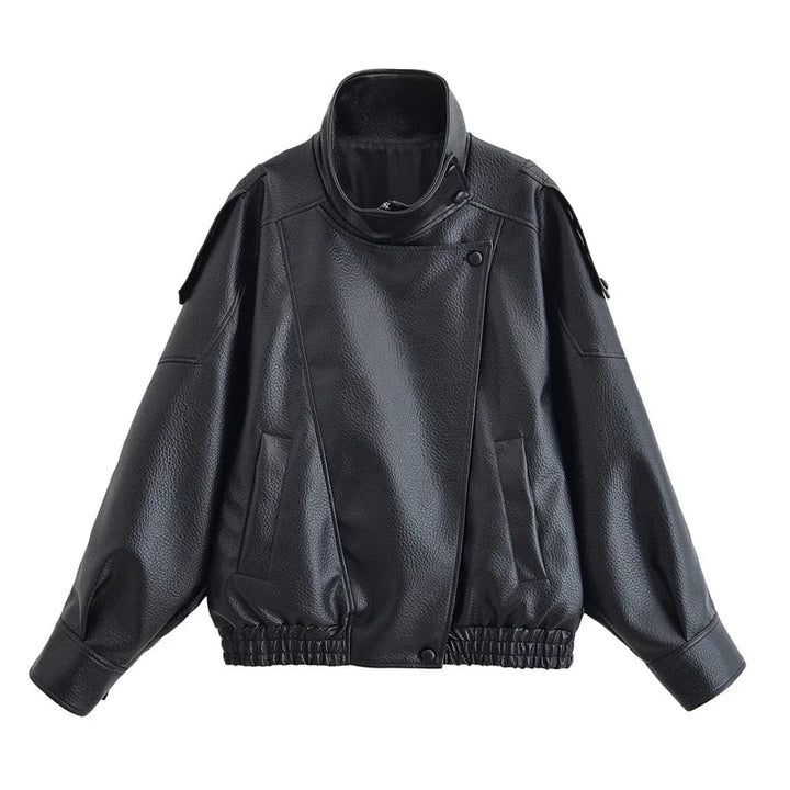 Drune | Hochkragen-Motorradjacke