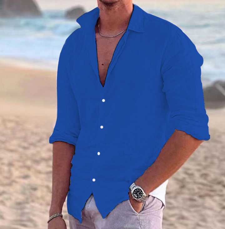 Elegantes Sommerhemd mit Luftigem Leinenstoff