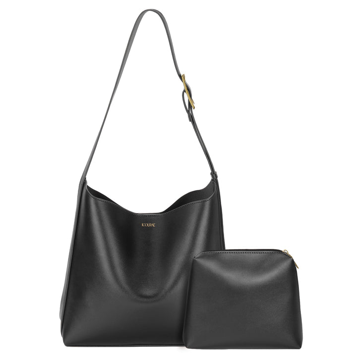Drune | Stilvolle Robuste Braune Geprägte Brusttasche