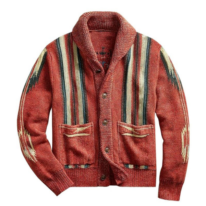 Drune | Cardigan Vibrante Für Männer Warm