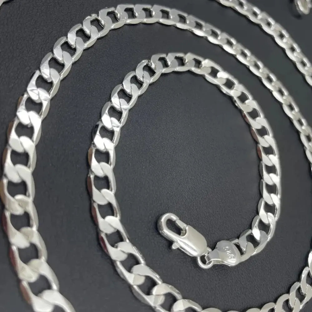 Drune | 925 Sterling Silber Gesicht Kette