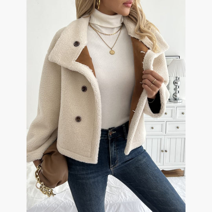 Drune | Damen Wendbare Pelzjacke Stilvoll Und Vielseitig Plüschjacke