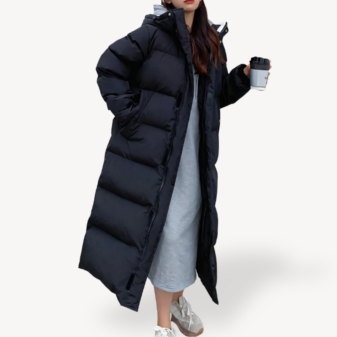 Drune | Damen Übergroße Lange Pufferjacke