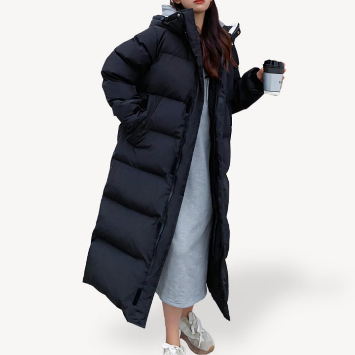 Drune | Damen Übergroße Lange Pufferjacke