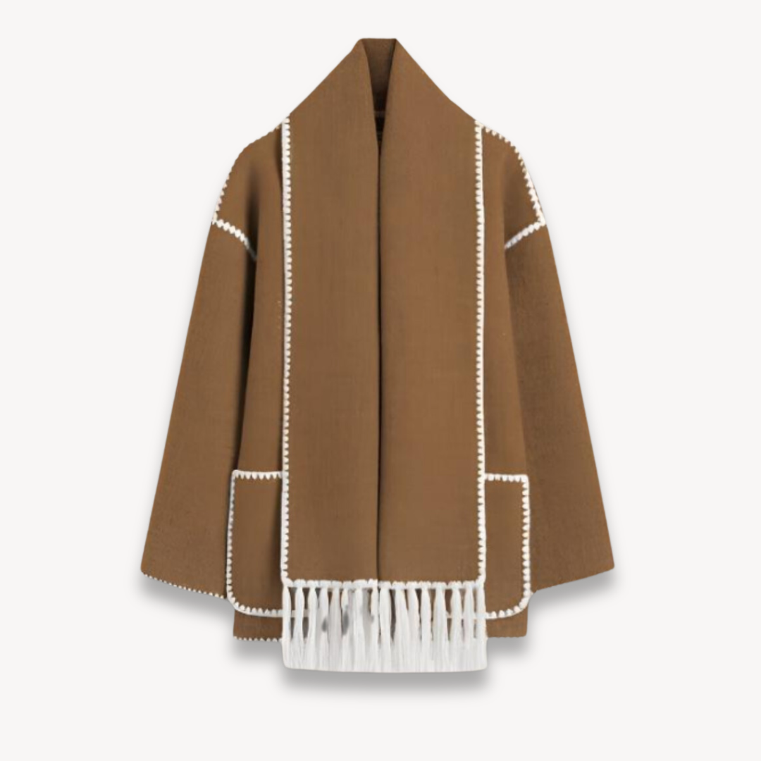 Drune | Damen Übergröße Cape Jacke