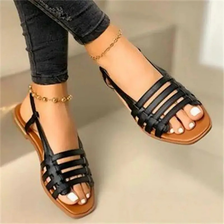 Drune | Sandalen Mit Flacher Sohle