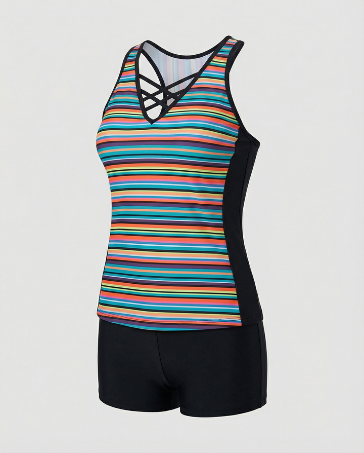 Drune | Eleganter Tankini Badeanzug für Damen