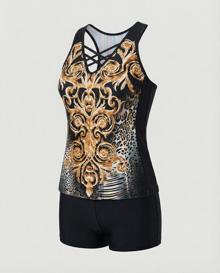 Drune | Eleganter Tankini Badeanzug für Damen