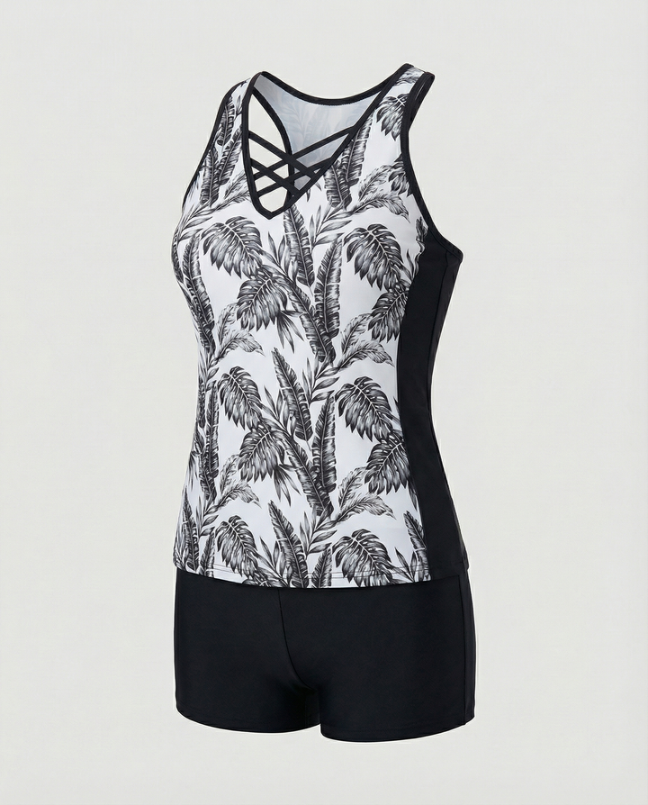Drune | Eleganter Tankini Badeanzug für Damen