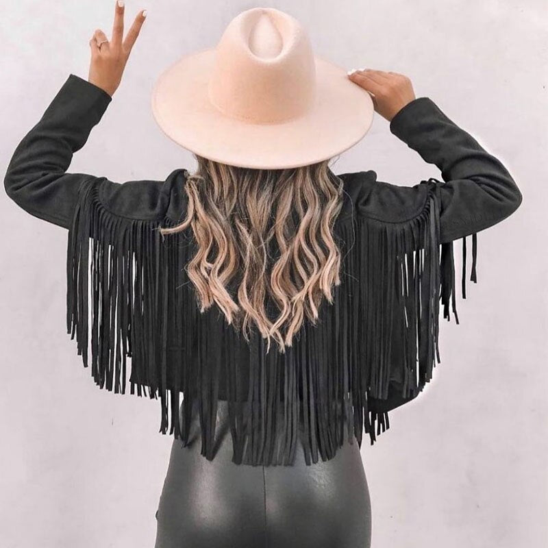 Drune | jacke Mit Fransen Für Boho-Chic Look