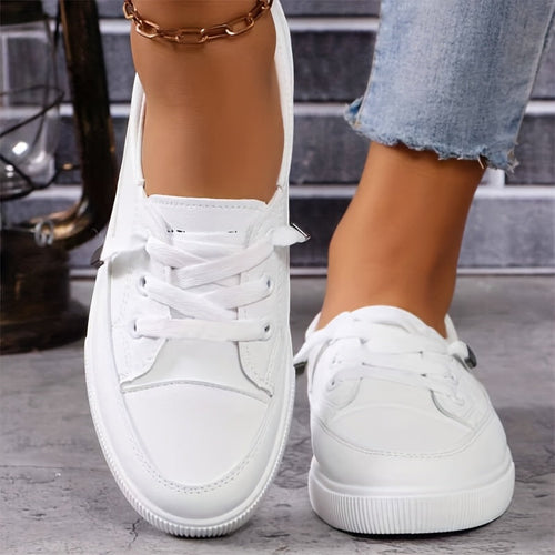 Damen Schnürung Orthopädische Flache Schuhe Drune