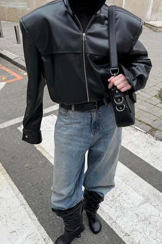 Drune | Leder Motorradjacke