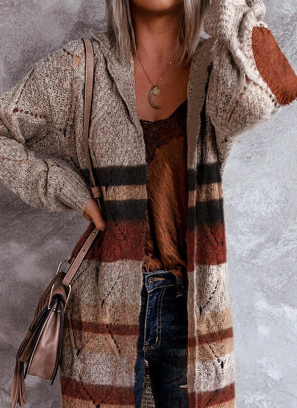 Drune | Modische Strickjacke mit Kapuze