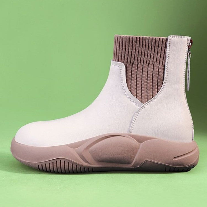Drune | Klassische Stiefelette mit niedrigem Absatz