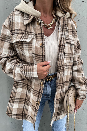 Drune | Street Style Chic Checkered Jacket with Hood