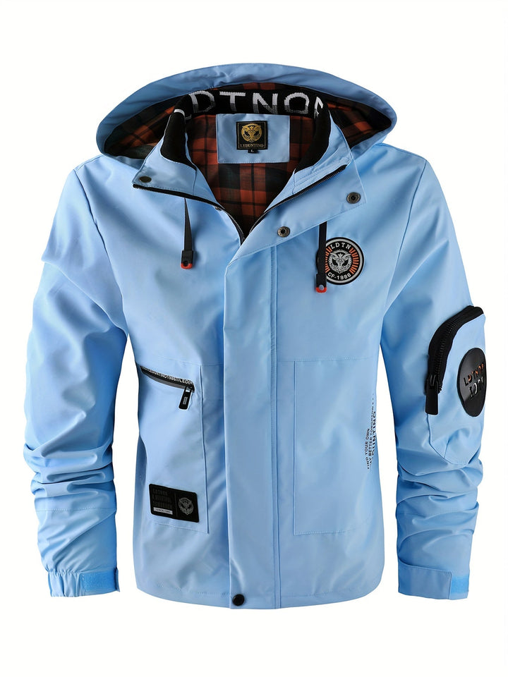 Drune | Dicke Lange Ärmel Revers Kragen Winter Jacke Für Herren - Perfekt für Outdoor-Aktivitäten