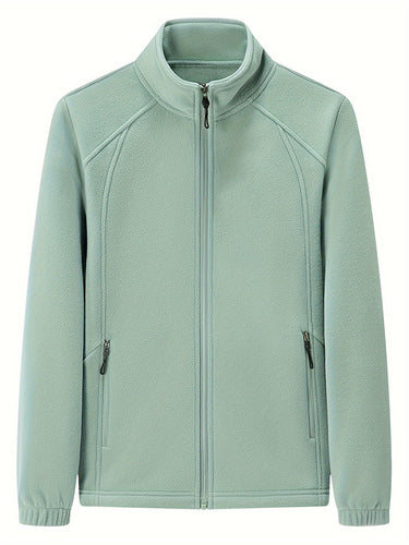 Drune | Außenjacke Aus Fleece mit Stehkragen und Langen Ärmeln