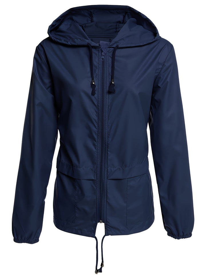 Drune | Einfarbige Windjacke mit Langen Ärmeln