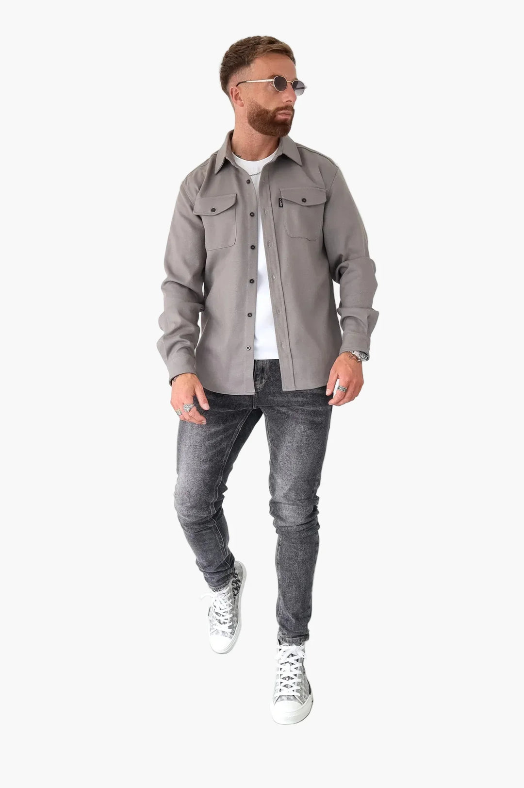 Drune | Overshirt Jacke - Modernes, Vielseitiges Hemdjacke für Alltag und Freizeit