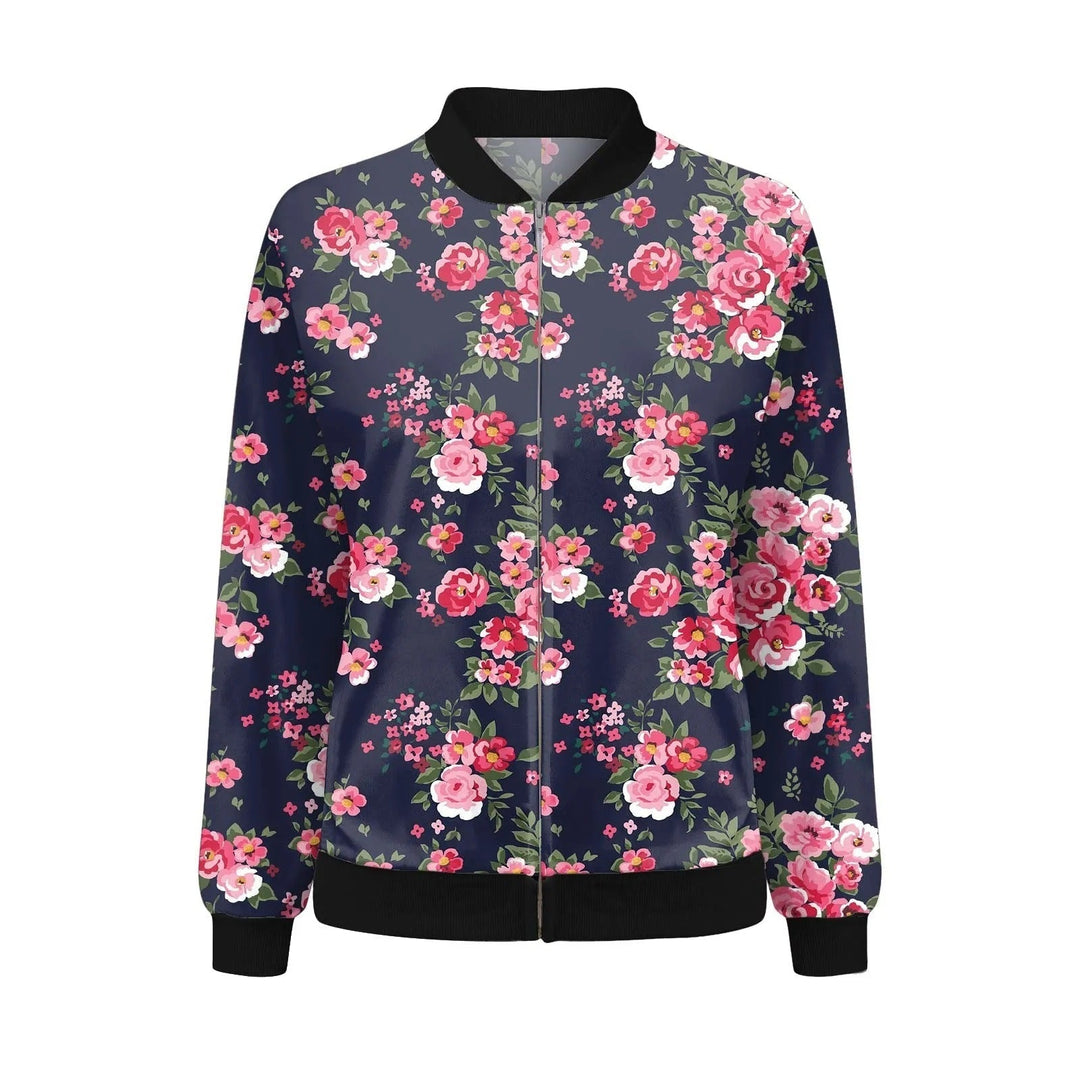 Drune | Damen Sommerjacke mit Feinem Blumenmuster