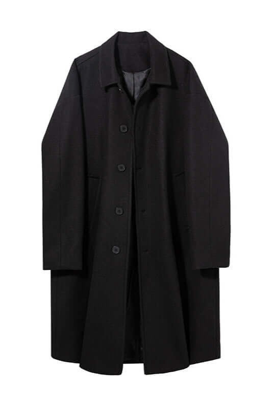 Drune | Männer klassischer oversized Wollmantel