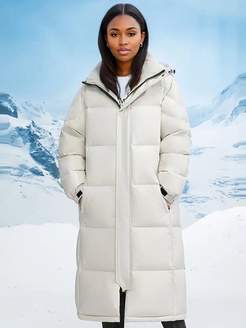 Drune | Warme lange Parka-Jacke für Frauen